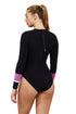 Gottex Free Sport Aqua Chic Long Sleeve One Piece