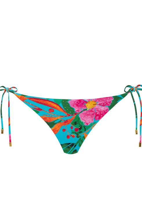 PQ Swim Zinnia Embroidered Tie Bottoms