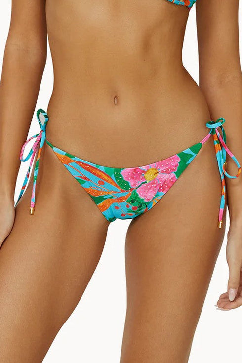 PQ Swim Zinnia Embroidered Tie Bottoms