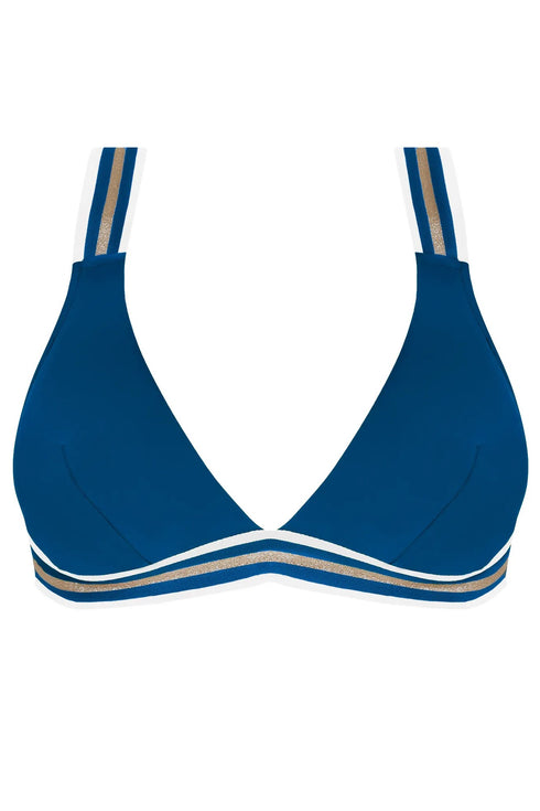 Lise Charmel 35b Energie Nautique N/w Crossed Back Triangle