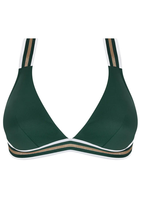 Lise Charmel 35b Energie Nautique N/w Crossed Back Triangle