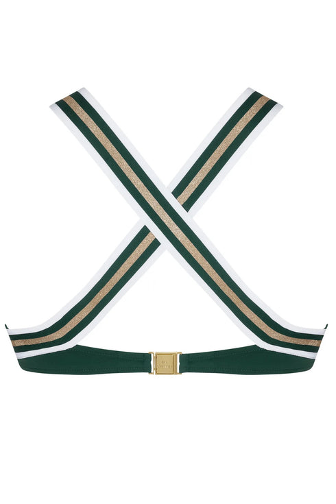 Lise Charmel 35b Energie Nautique N/w Crossed Back Triangle