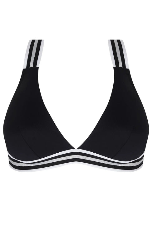 Lise Charmel 35b Energie Nautique N/w Crossed Back Triangle