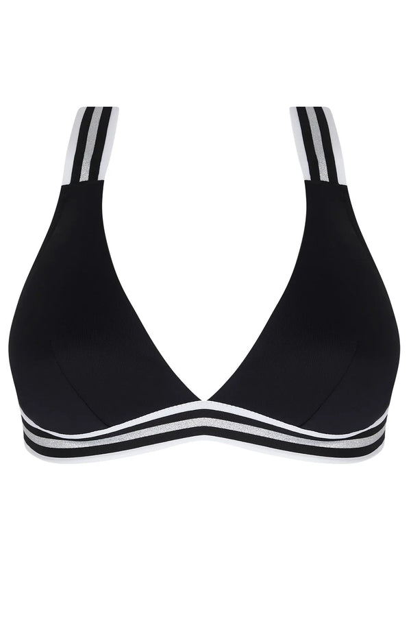 Lise Charmel 35b Energie Nautique N/w Crossed Back Triangle
