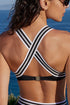 Lise Charmel 35b Energie Nautique N/w Crossed Back Triangle