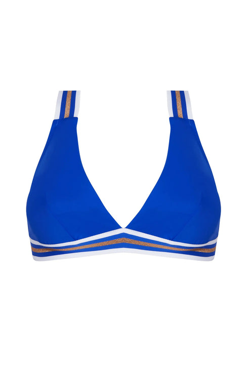 Lise Charmel 35b Energie Nautique N/w Crossed Back Triangle