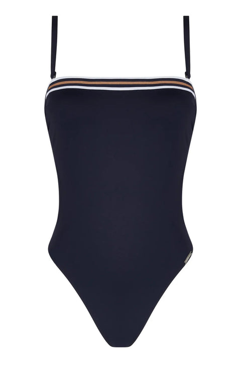 Lise Charmel 35b Energie Nautique Soft Cup Strapless Swimsuit