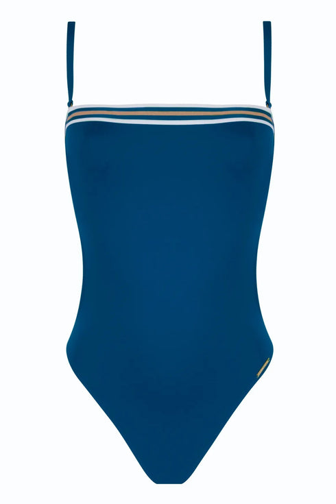 Lise Charmel 35b Energie Nautique Soft Cup Strapless Swimsuit