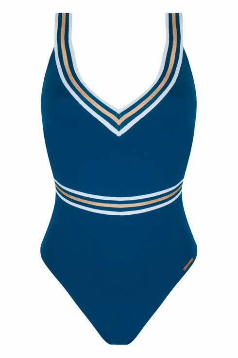 Lise Charmel 35b Energie Nautique Non Wire Halter Swimsuit