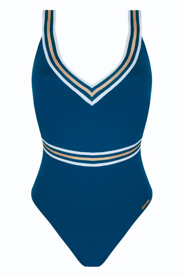 Lise Charmel 35b Energie Nautique Non Wire Halter Swimsuit