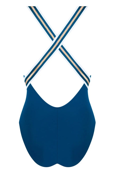 Lise Charmel 35b Energie Nautique Non Wire Halter Swimsuit