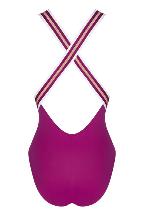 Lise Charmel 35b Energie Nautique Non Wire Halter Swimsuit