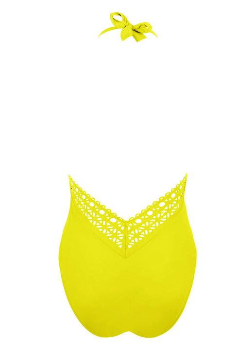 Lise Charmel 15b Ajourage Couture Non Wire Swimsuit Plunging Neckline