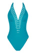 Lise Charmel 15b Ajourage Couture Non Wire Swimsuit Plunging Neckline