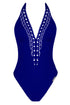 Lise Charmel 15b Ajourage Couture Non Wire Swimsuit Plunging Neckline