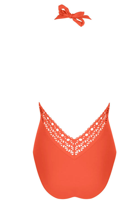 Lise Charmel 15b Ajourage Couture Non Wire Swimsuit Plunging Neckline