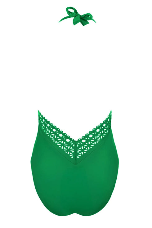 Lise Charmel Ajourage Couture Non Wire Swimsuit Plunging Neckline