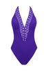 Lise Charmel 15B Ajourage Couture Non Wire Swimsuit Plunging Neckline