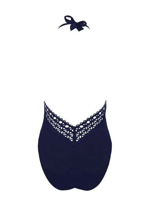 Lise Charmel 15B Ajourage Couture Non Wire Swimsuit Plunging Neckline