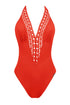 Lise Charmel Ajourage Couture Non Wire Swimsuit Plunging Neckline