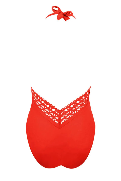 Lise Charmel Ajourage Couture Non Wire Swimsuit Plunging Neckline