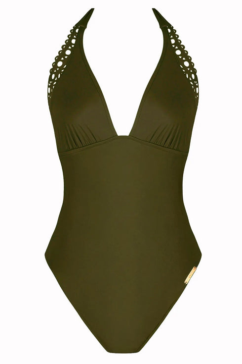 Lise Charmel 15b Ajourage Couture Plunging Back Swimsuit