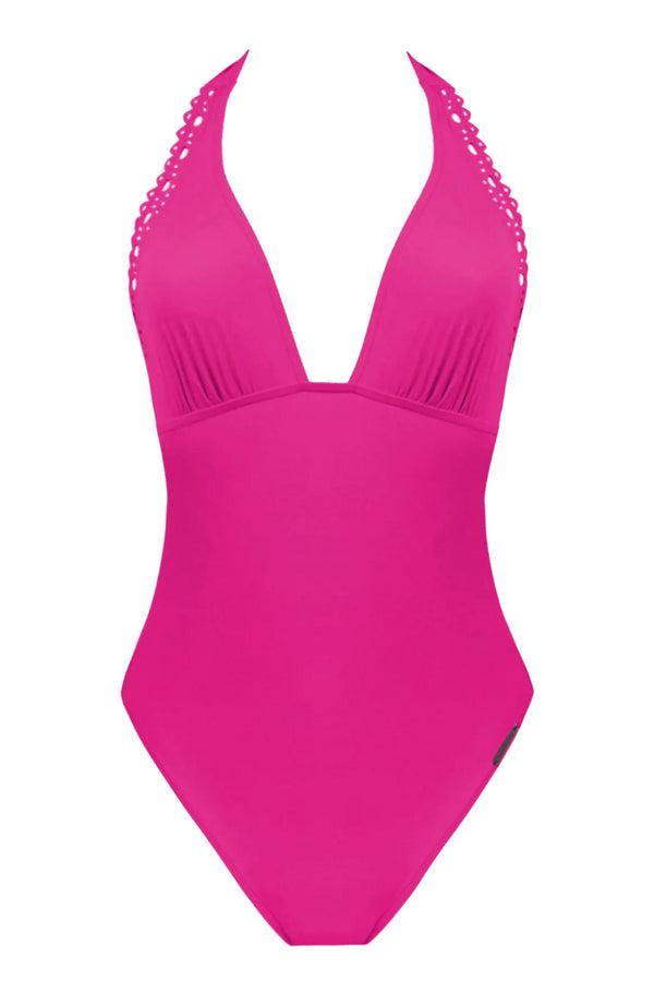 Lise Charmel 15b Ajourage Couture Plunging Back Swimsuit