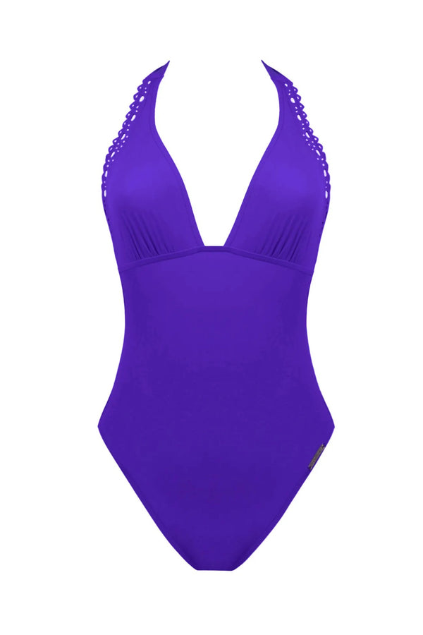 Lise Charmel 15B Ajourage Couture Plunging Back Swimsuit