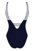 Lise Charmel B85 Rayure En Ligne Non Wire Swimsuit