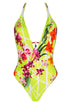 Lise Charmel B93 Fleurs Splendeur Plunging Back Swimsuit