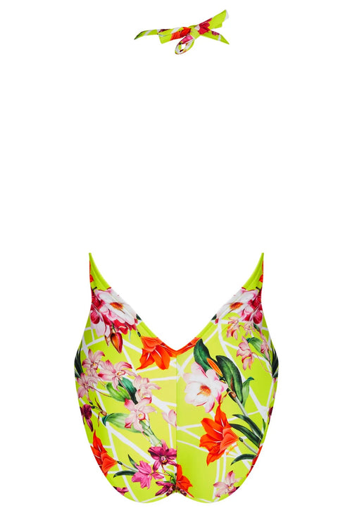 Lise Charmel B93 Fleurs Splendeur Plunging Back Swimsuit