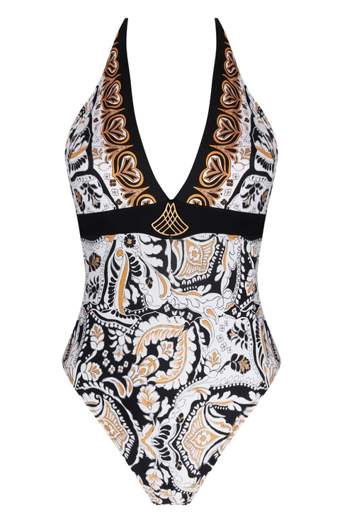 Lise Charmel B95 Reves D'ailleurs Plunging Back Swimsuit