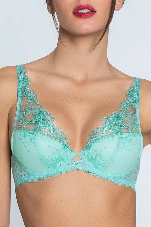 Lise Charmel H81 Princesse Iris Triangle Bra With Half Pad