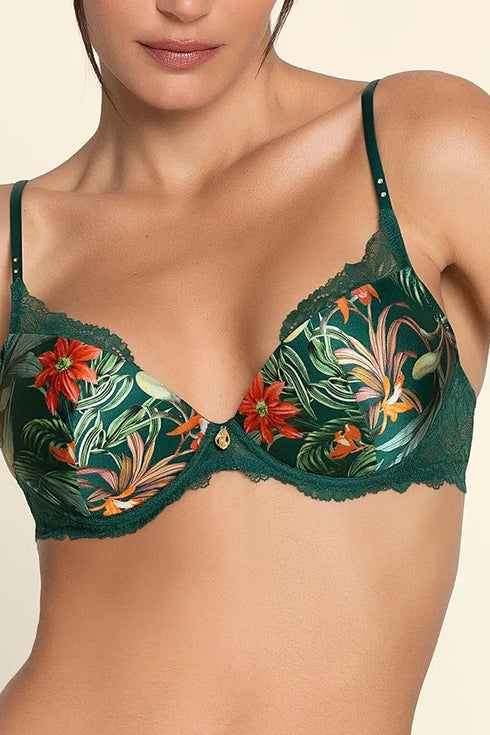 Lise Charmel J91 Tropique En Fleurs Contour W/progressive Pad