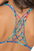 Luli Fama Cielito Lindo Knotted Net Back Triangle