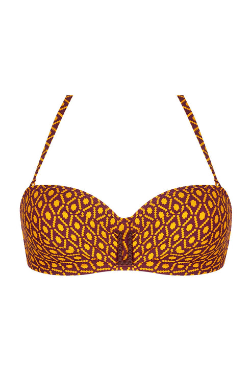 Antigel B39 La Papoue Strapless Bandeau Bikini