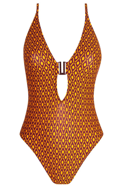Antigel B39 La Papoue Non Wire Halter Swimsuit