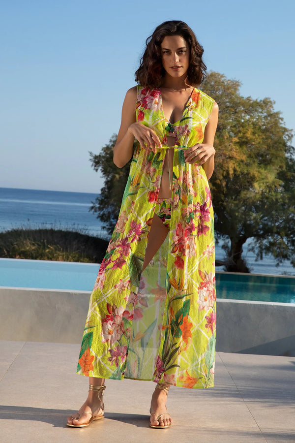 Lise Charmel B93 Fleurs Splendeur Beach Long Dress