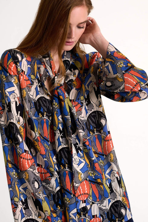 Shan Céline Classic silk blouse
