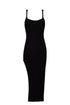 PQ Swim Black Piper Slit Dress