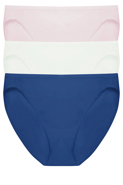 Natori Bliss Bare Cotton Bikini 3-pack