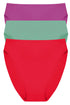 Natori Bliss Bare Cotton High Cut Brief 3-pack
