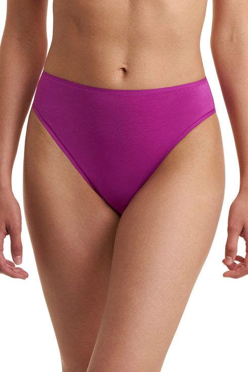 Natori Bliss Bare Cotton High Cut Brief
