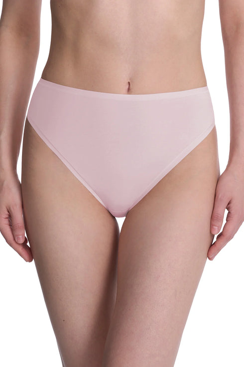 Natori Bliss Bare Cotton High Cut Brief 3-pack