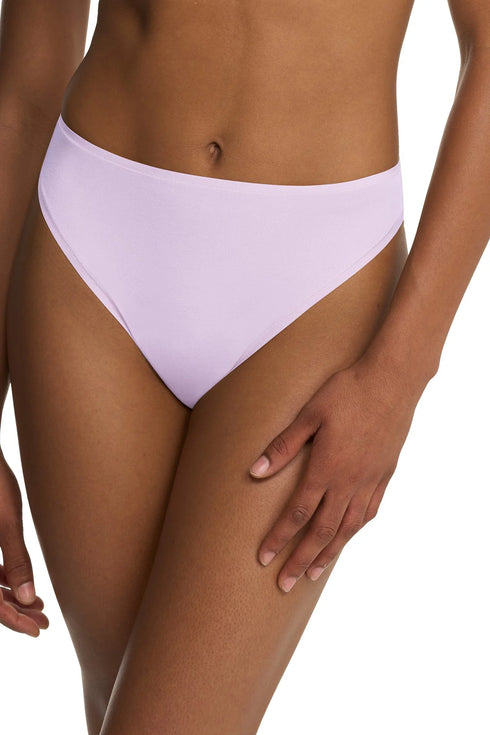 Natori Bliss Bare Cotton High Cut Brief 3-pack