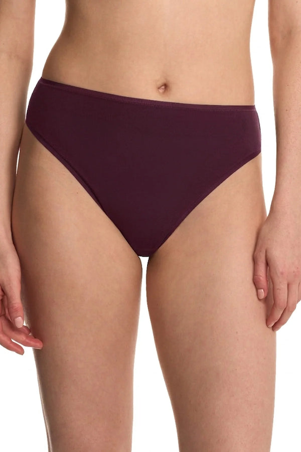 Natori Bliss Bare Cotton High Cut Brief