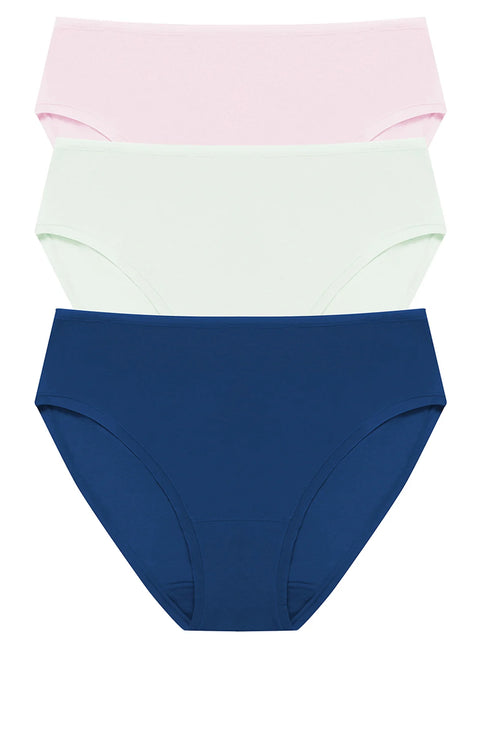 Natori Bliss Bare Cotton Hipster 3-pack