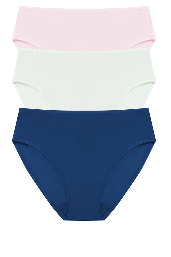 Natori Bliss Bare Cotton Hipster 3-pack