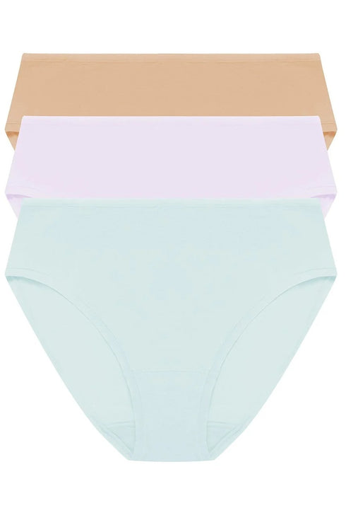 Natori Bliss Bare Cotton Hipster 3-pack