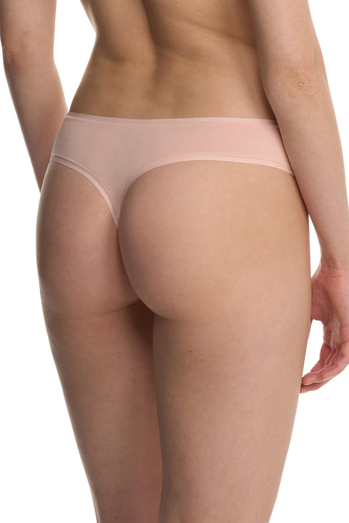 Natori Bliss Bare Cotton Thong 3-pack